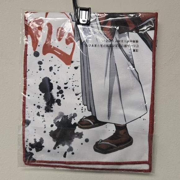 Rurouni Kenshin Himura Graphic Long Towel Red - Picture 3 of 6